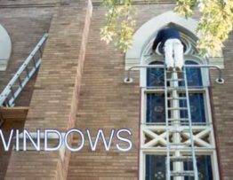 Inspired Heights church window repairs - painting, repairs, stained glass and storm windows