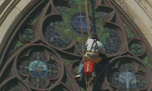 stained glass window repair