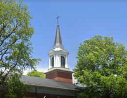 Painted steeple