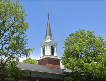 Painted steeple